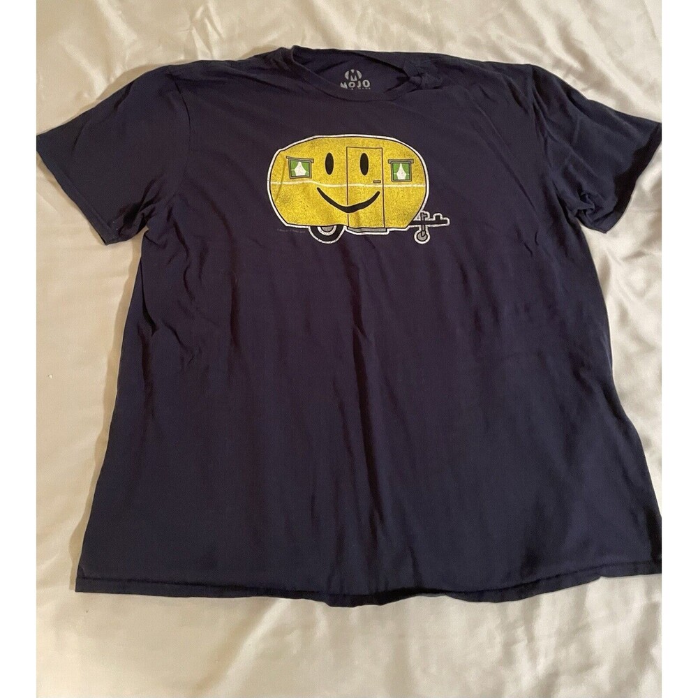 Mojo T Shirt Size 2XL Black Happy Camper T Shirt